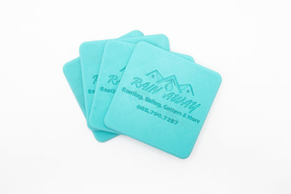 4 pack Custom logo square coaster